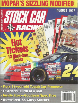 STOCK CAR RACING 1997 AUG - David Hyder, Berlin Raceway, Apa & Don Gibson